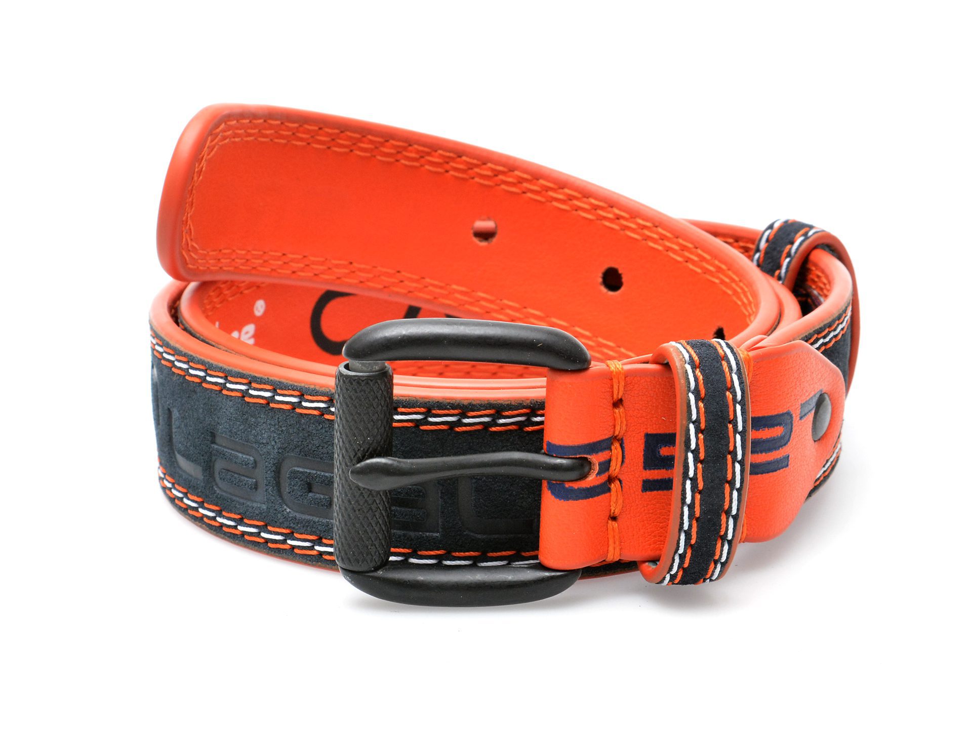 Curea barbati LA Galere bleumarin model 7971640 din piele intoarsa