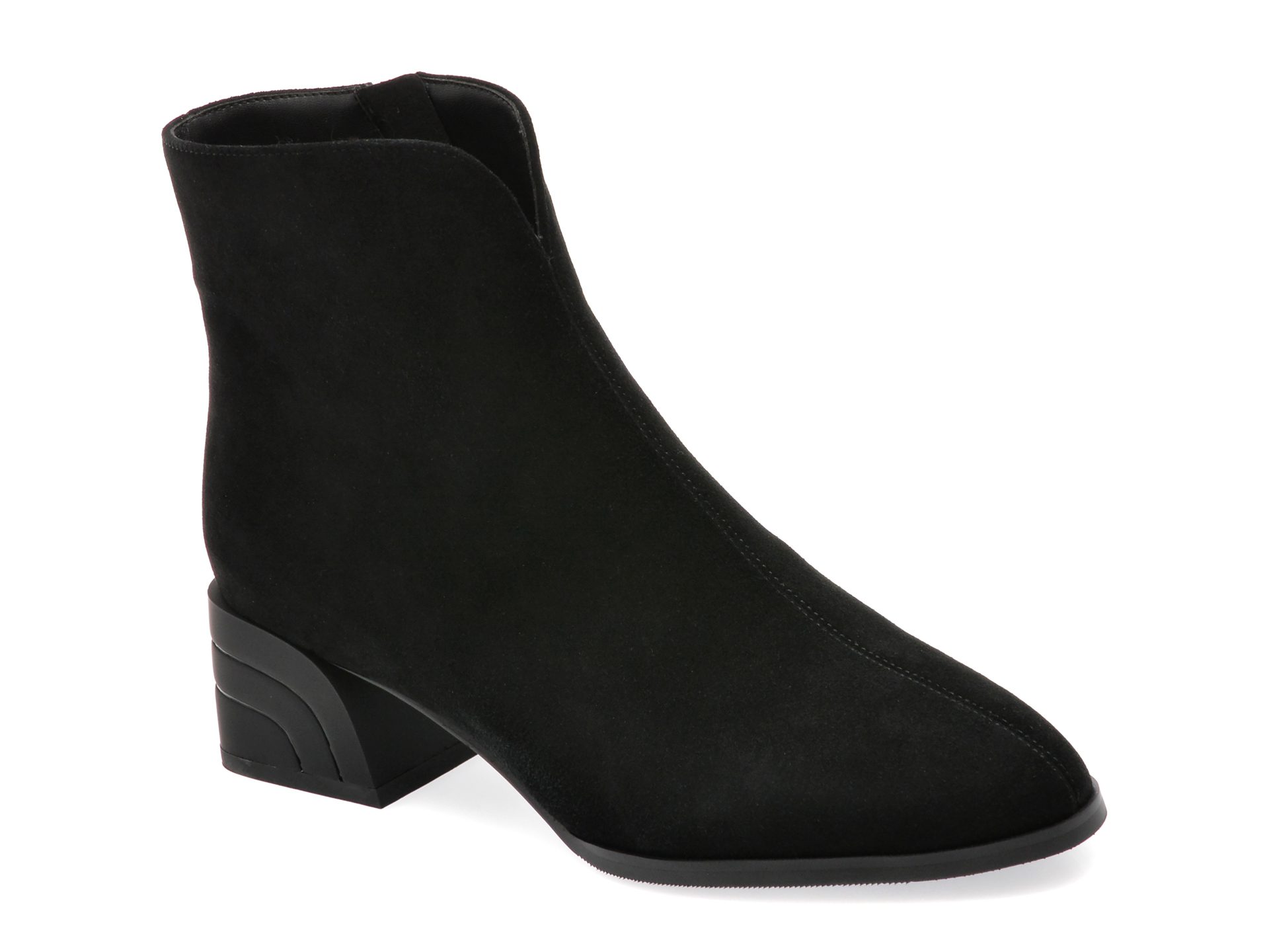 Ghete femei Epica Model 1248 Negre Piele Intoarsa Talpa Pvc Confort Superioar