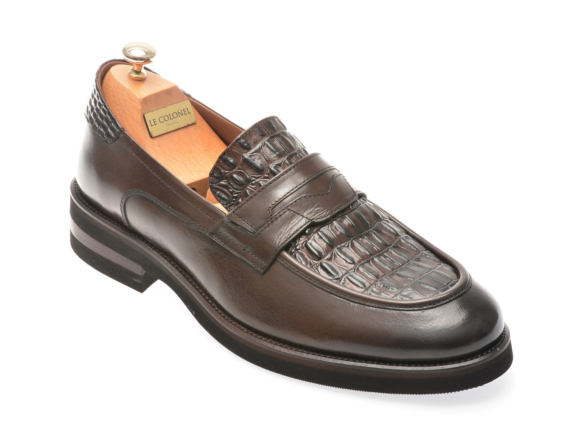 Mocasini casual LE Colonel Maro 69407 din piele naturala pentru barbati