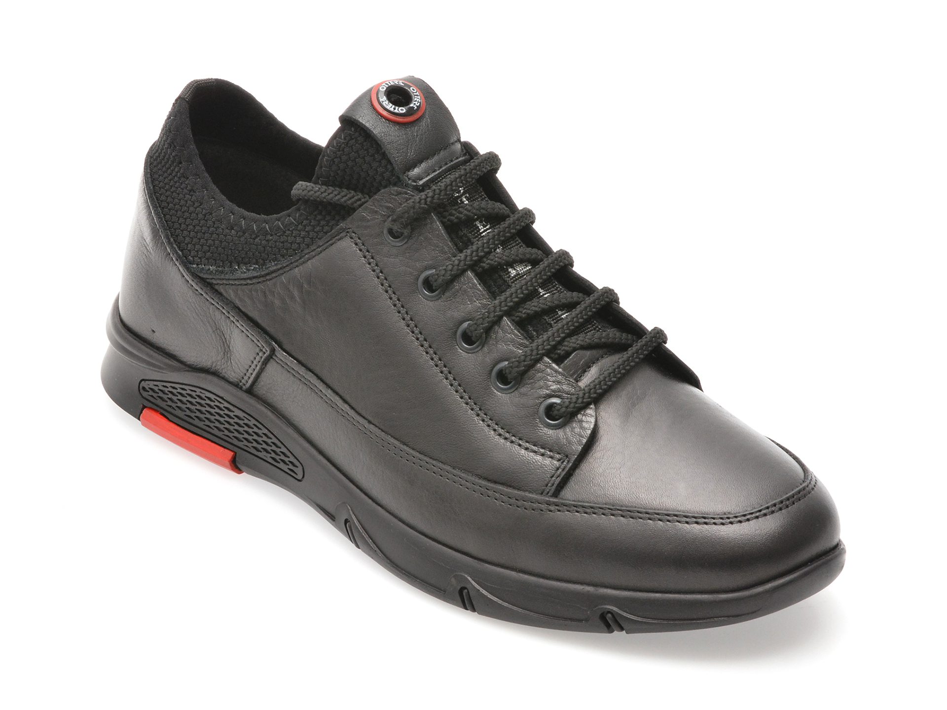 Pantofi Barbati Otter CASP11 Negri - Piele Naturala
