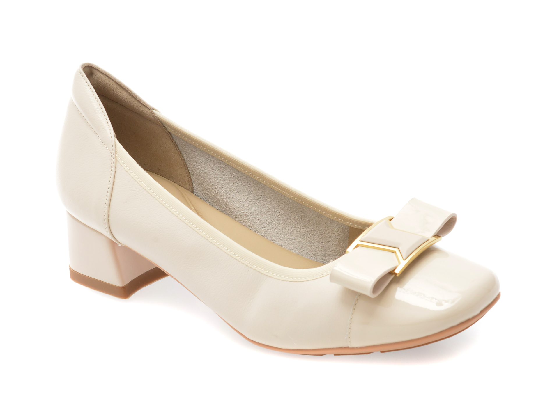 Pantofi Epica 5501 Bej din Piele Naturala pentru Femei