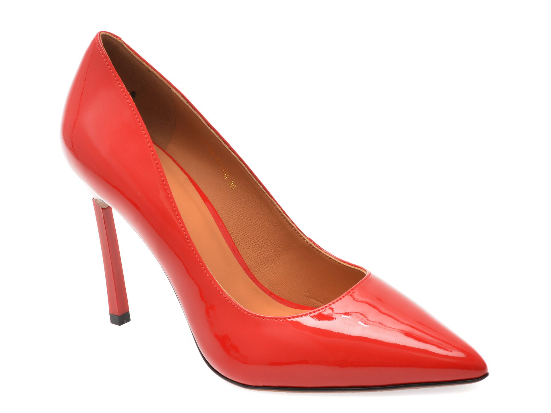 Pantofi femei Epica E19070 rosii slip-on din piele naturala lacuita