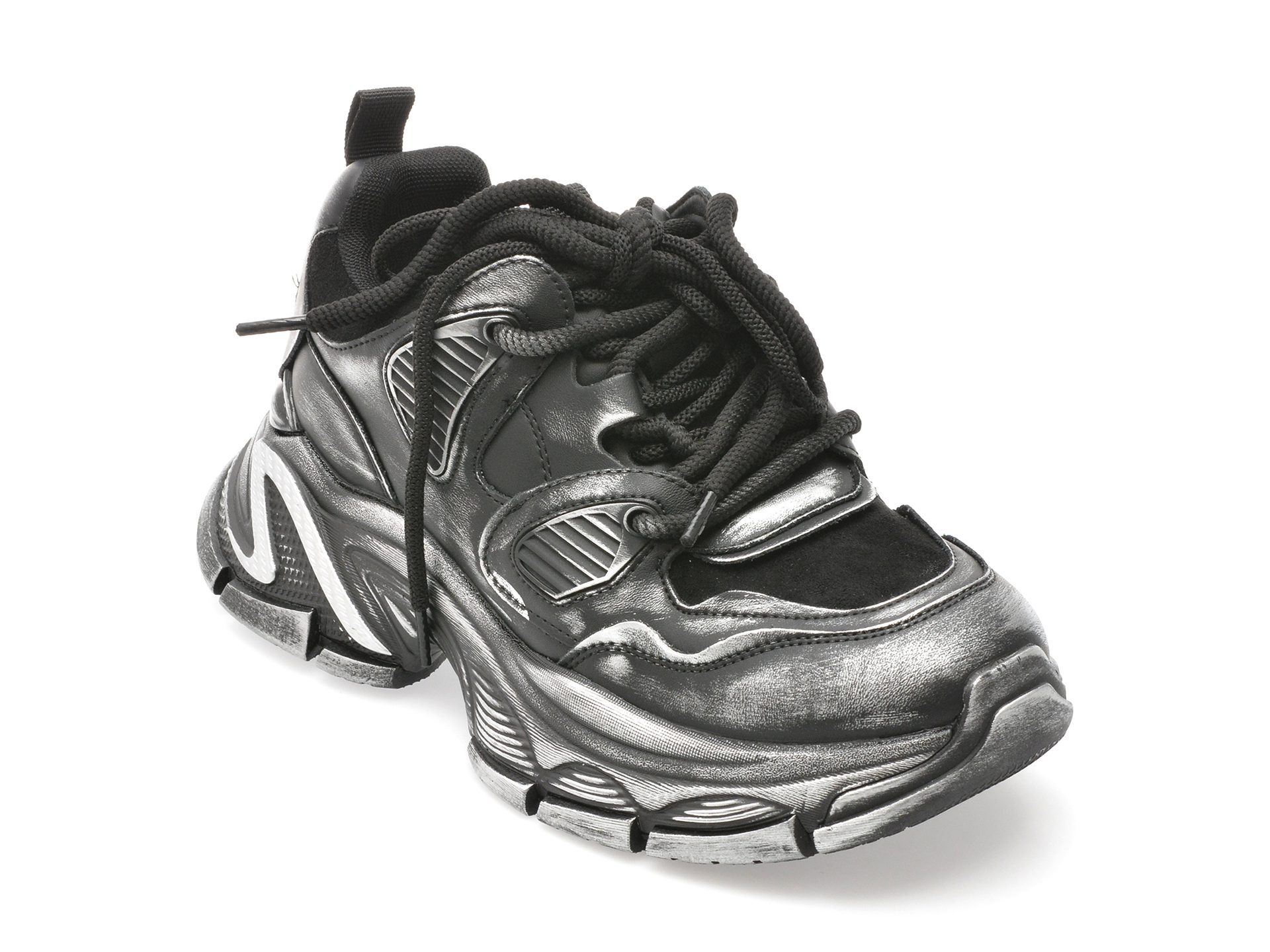 Pantofi sport Gryxx 80673 dama negri piele naturala talpa termoplastica