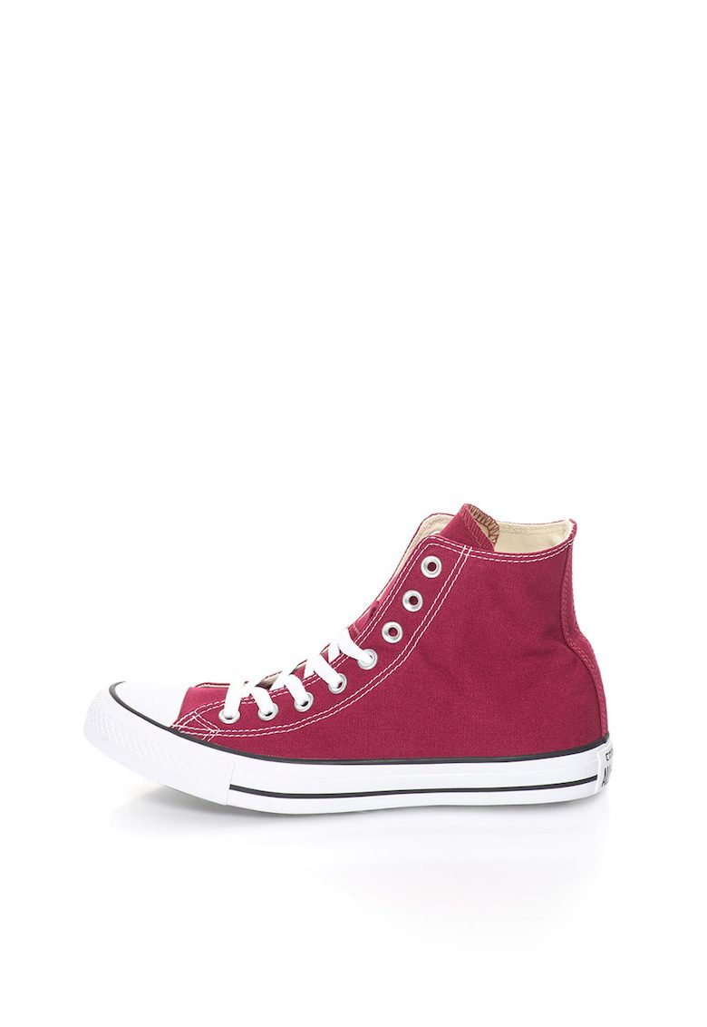 Tenisi inalti Chuck Taylor All Star rosu inchis talpa plata textil casual