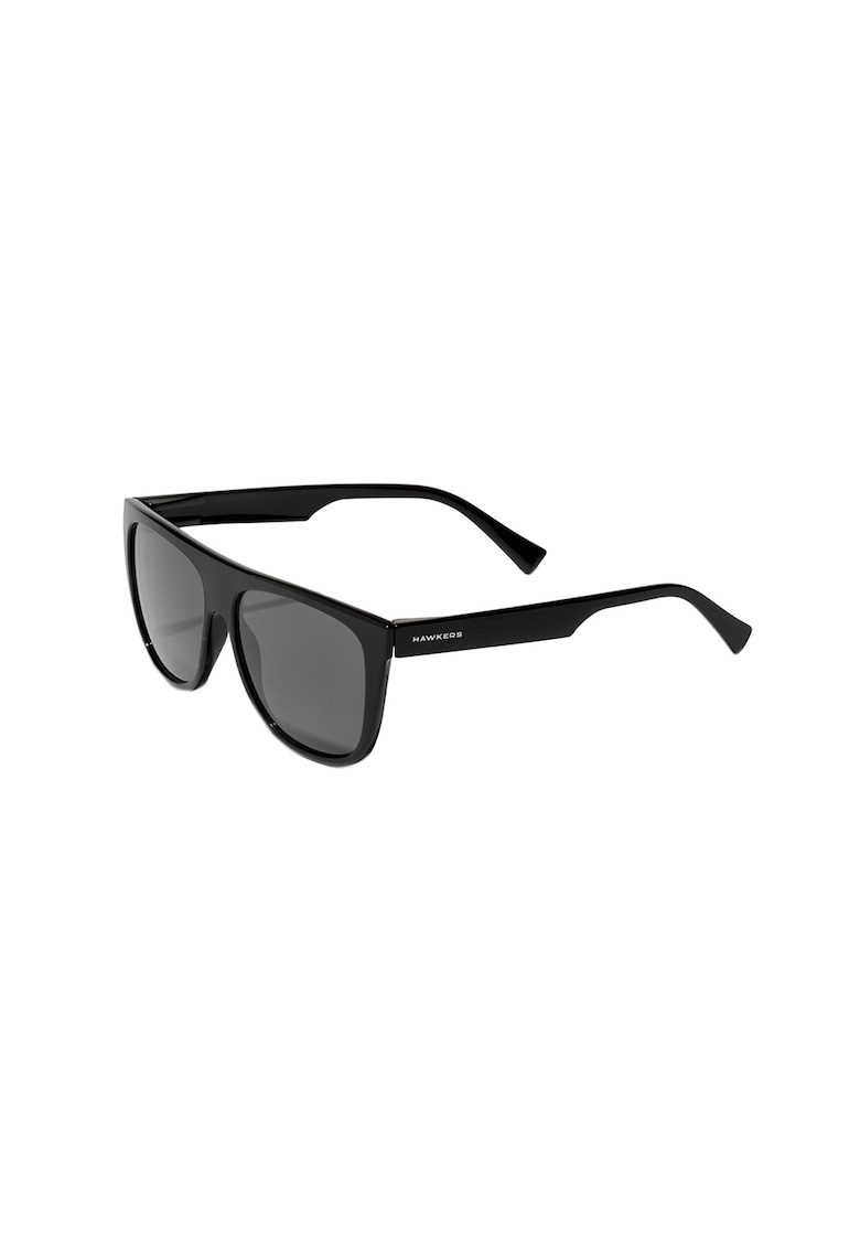 Ochelari de soare unisex Runway model wayfarer negru cu lentile uniforme UV400