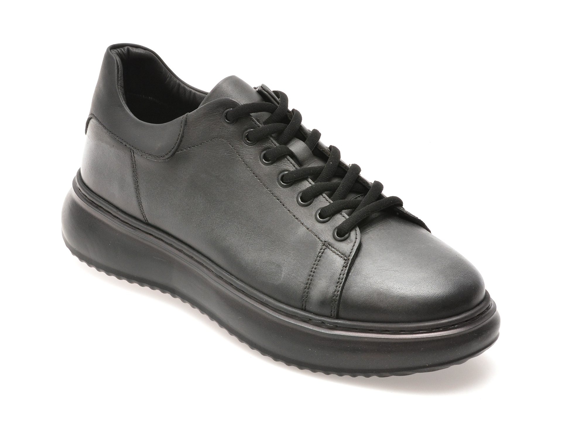 Pantofi Barbati Gryxx 208504 Negri Piele Naturala Talpa Cauciuc Termoplastic