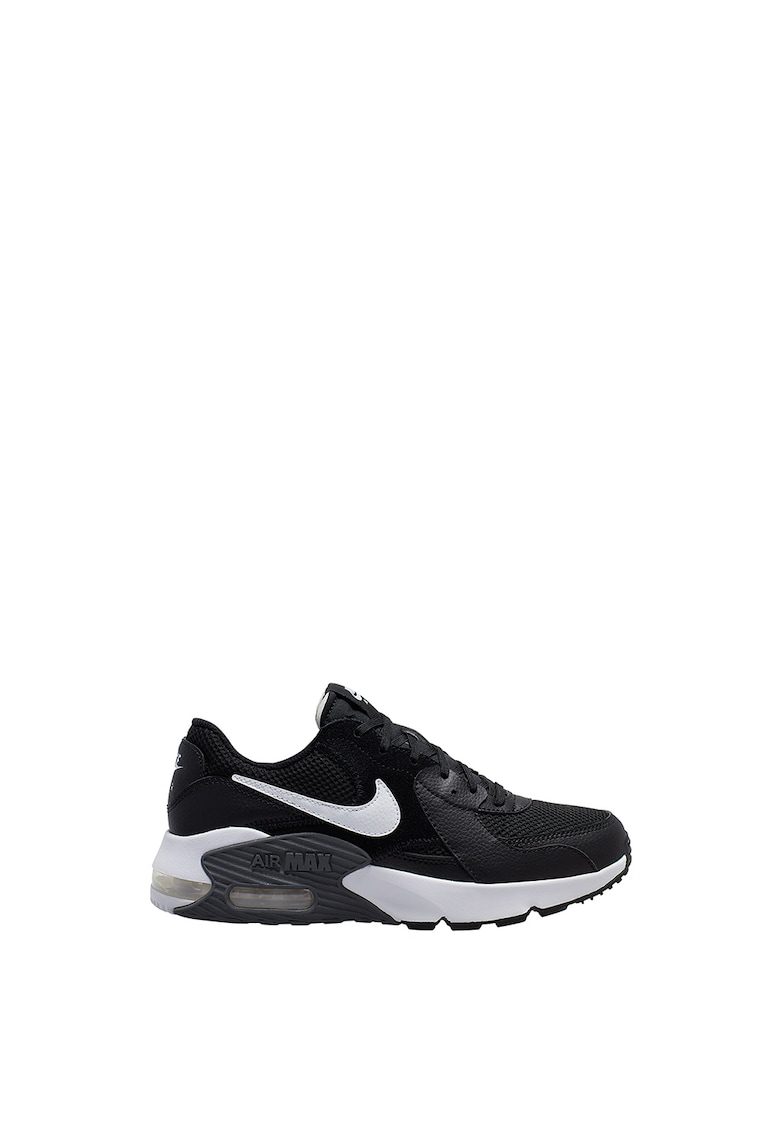 Pantofi sport Nike Air Max Excee alb-negru talpa plata cu tehnologie Air Max