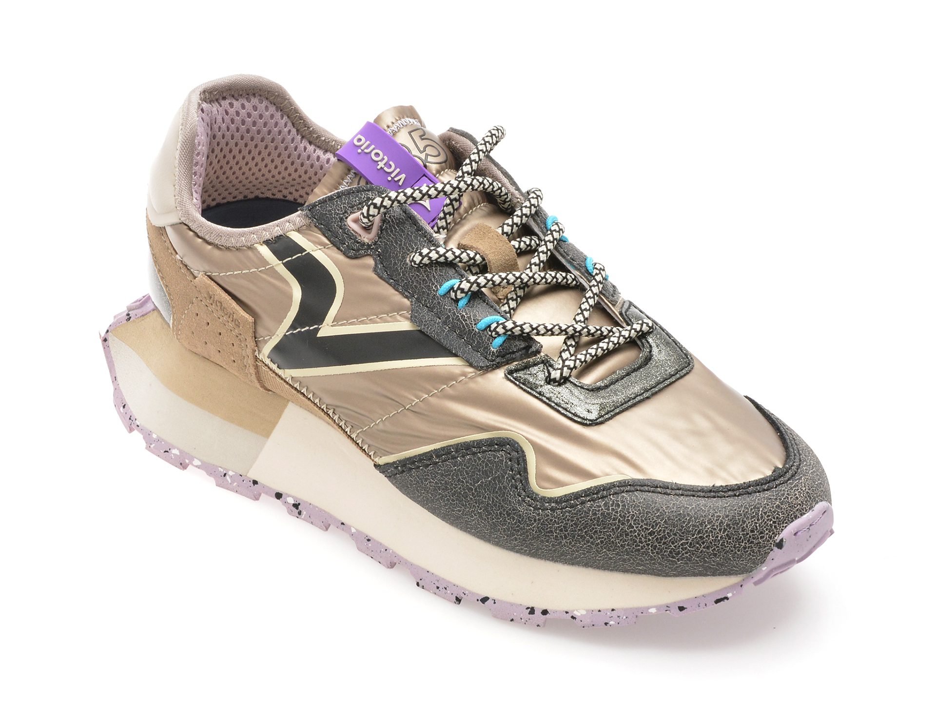 Pantofi sport Victoria aurii dama