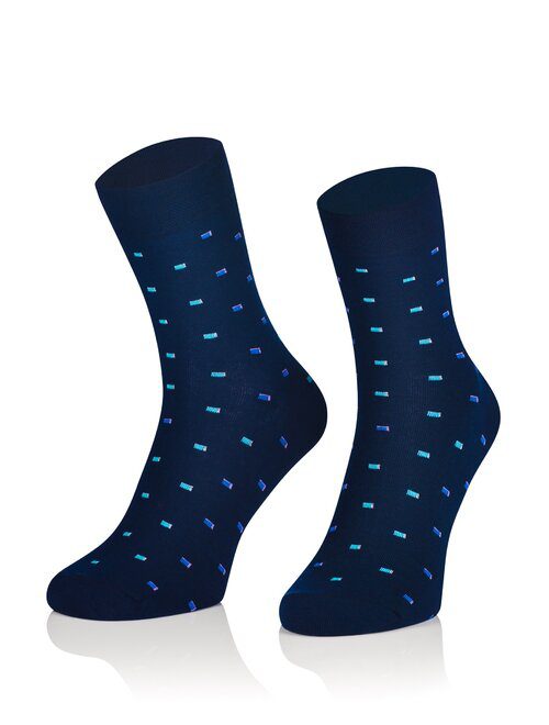 Intenso 1955-087 Sosete 1/2 Barbati Bleumarin Bumbac Elastic Aerisite