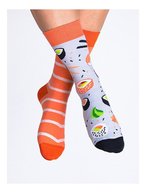 Sosete unisex Nanushki Sushi Socks model sushi bumbac si elastan