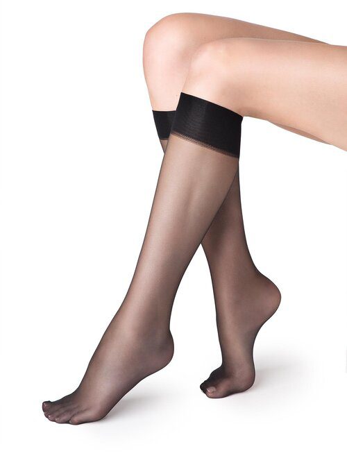 Set 2 perechi sosete lycra 3/4 Marilyn Ufki 15 den transparente