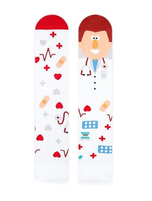 Sosete unisex Nanushki Dr Phil Good motiv doctori bumbac elastic