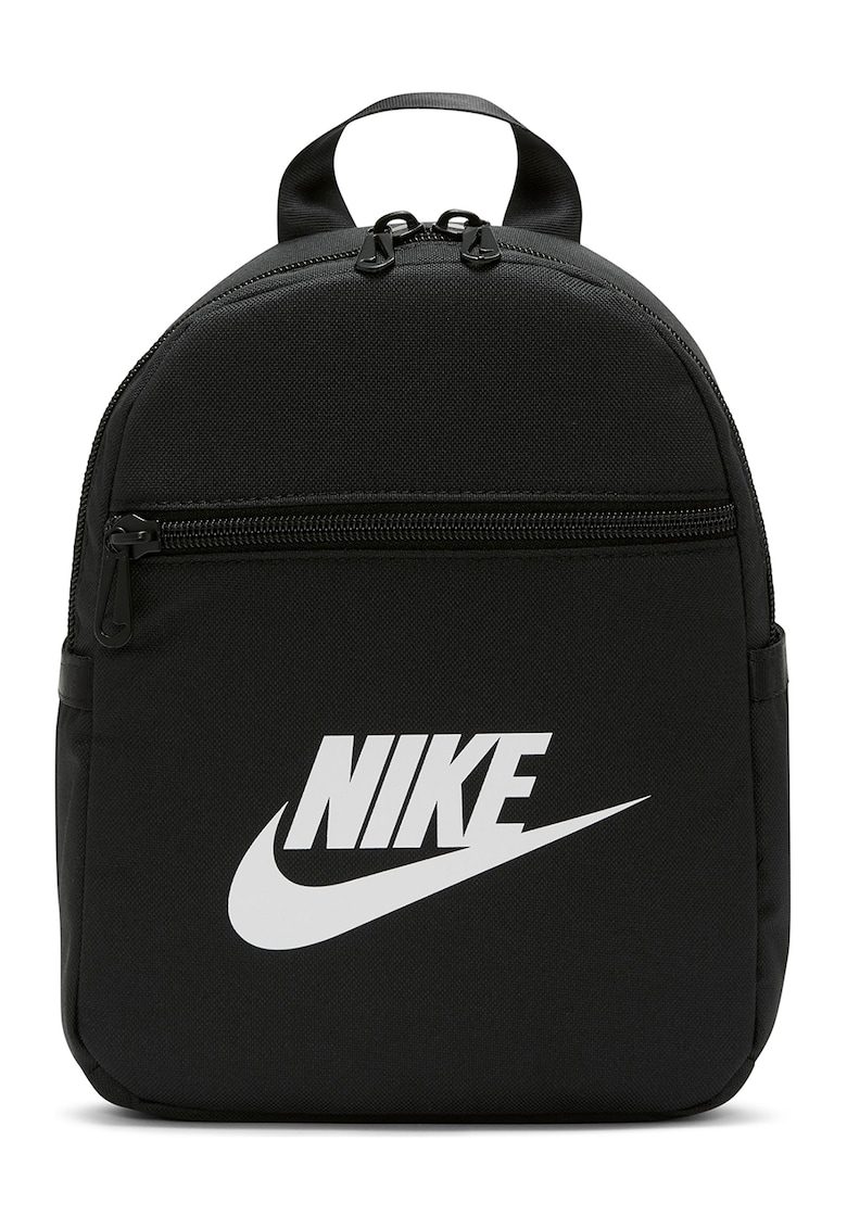 Rucsac mini Futura 365 alb-negru bretele ajustabile fermoar