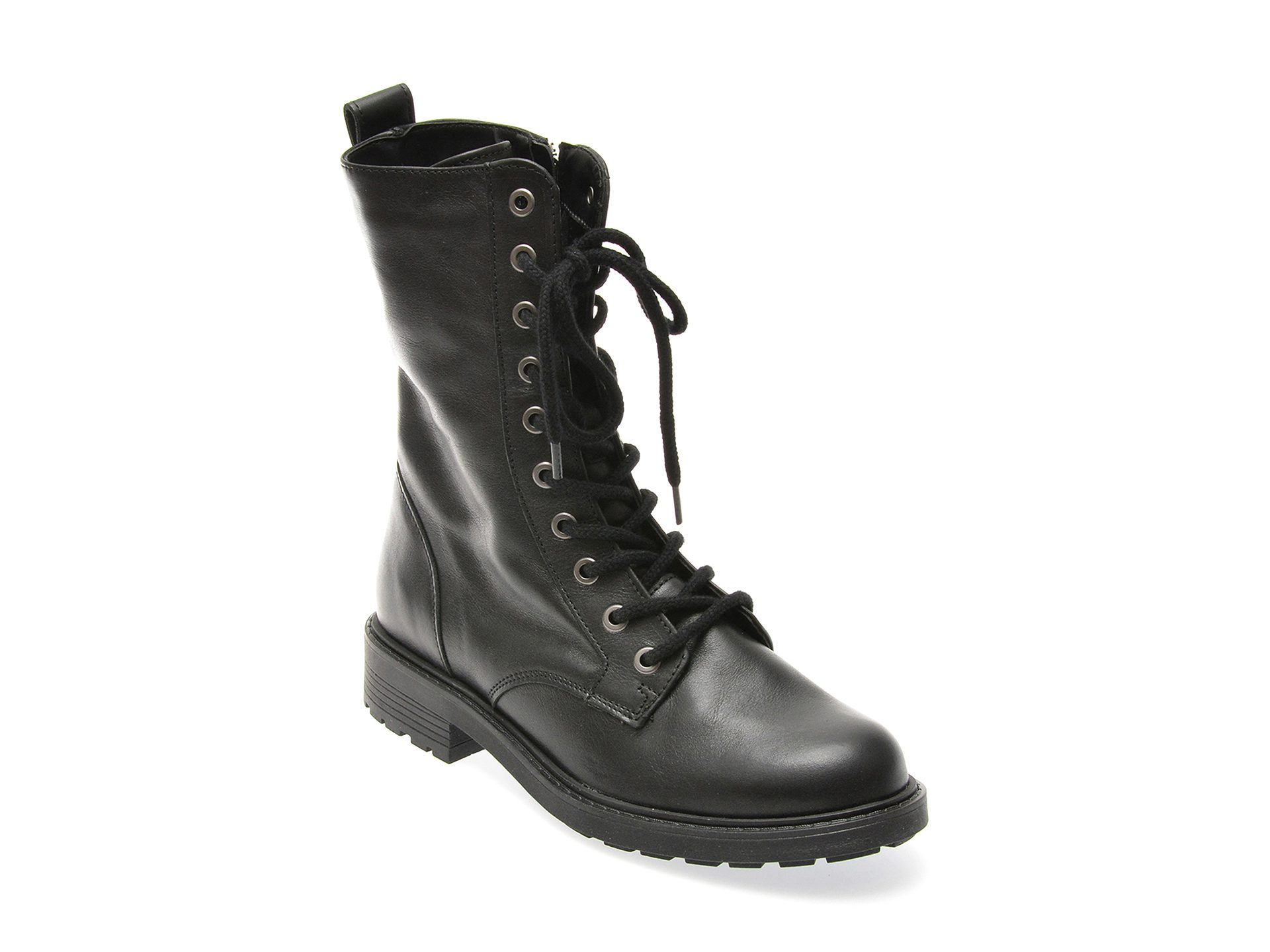 Ghete Clarks femei negre piele naturala