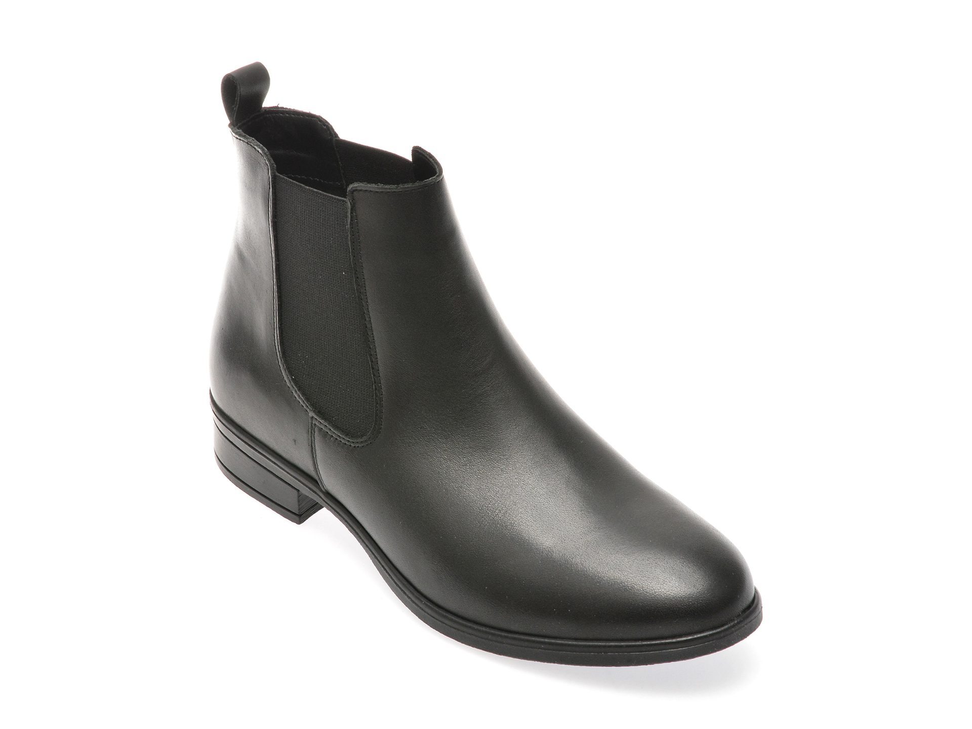 Ghete femei Aldo Wicoeni 001 negre slip-on piele naturala