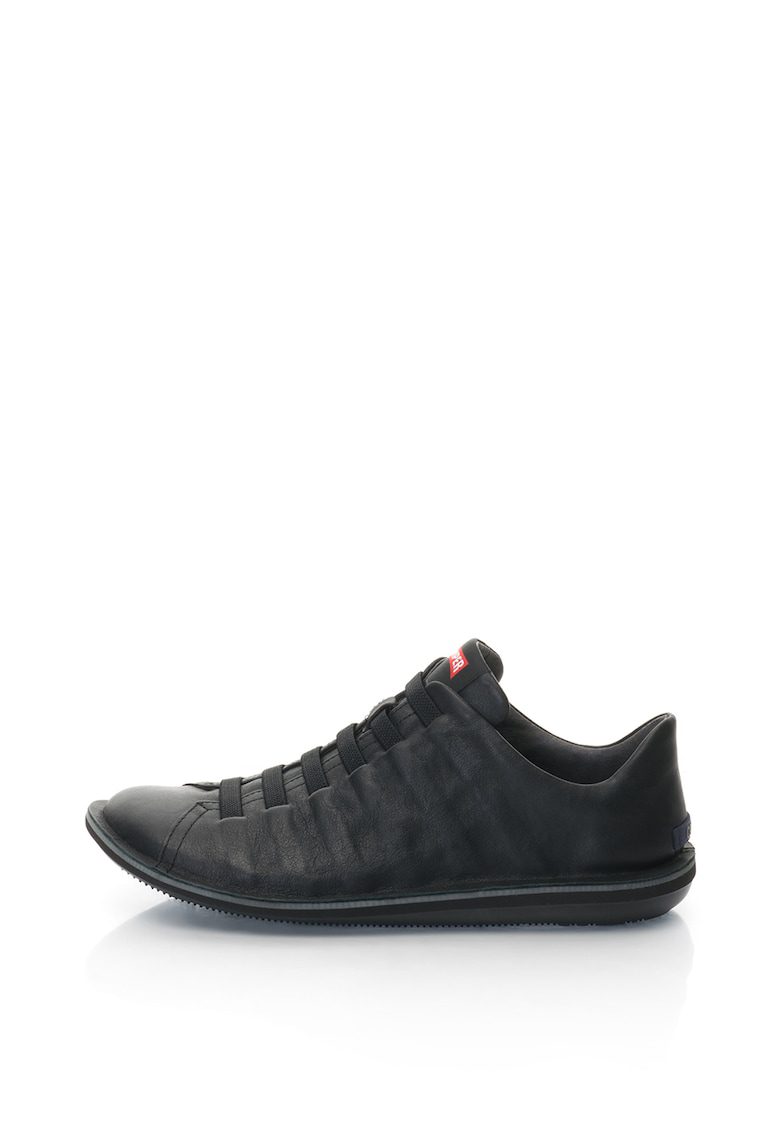 Pantofi casual Beetle din piele naturala negru