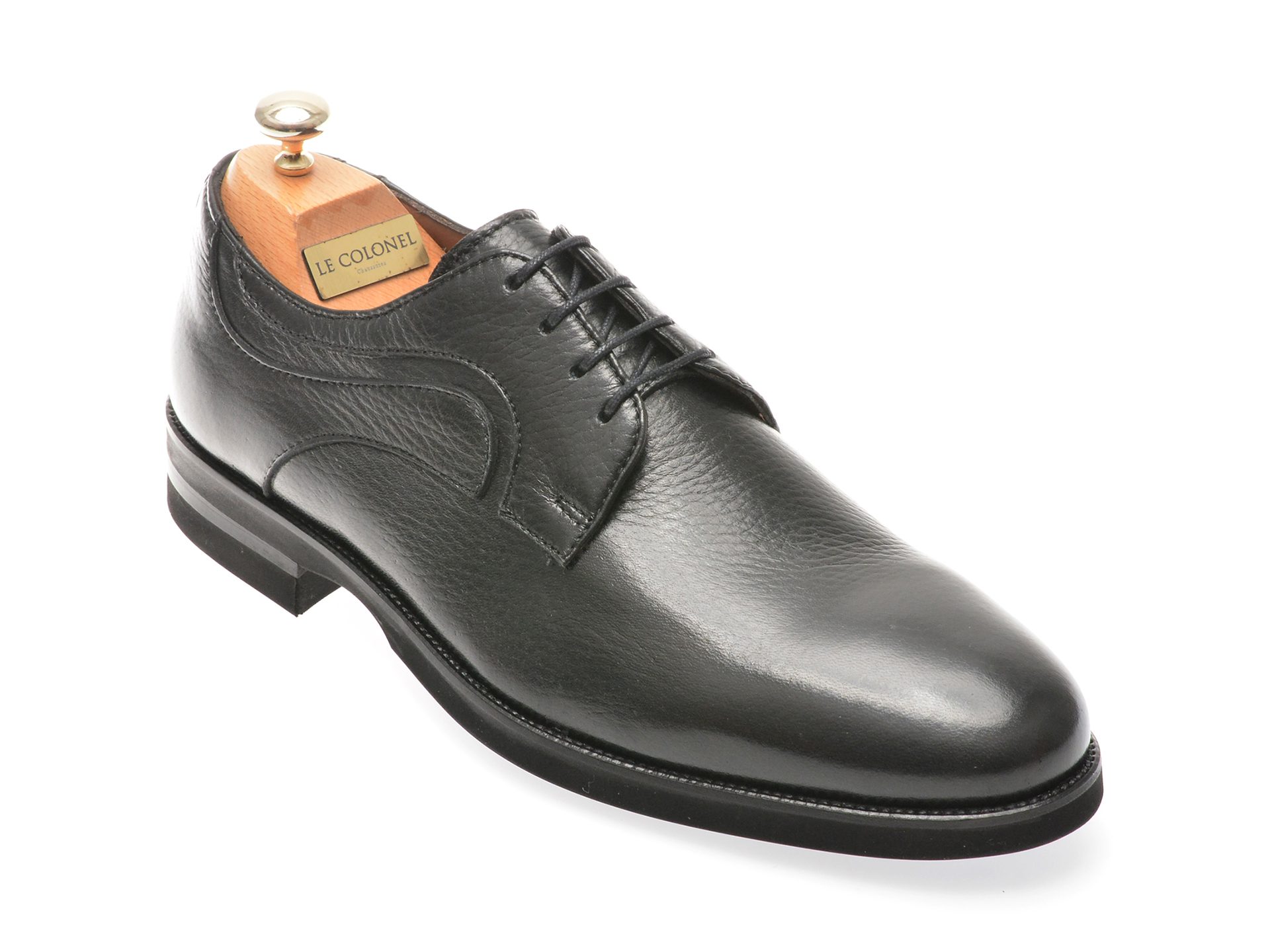 Pantofi eleganti LE Colonel negri model 63862 din piele naturala