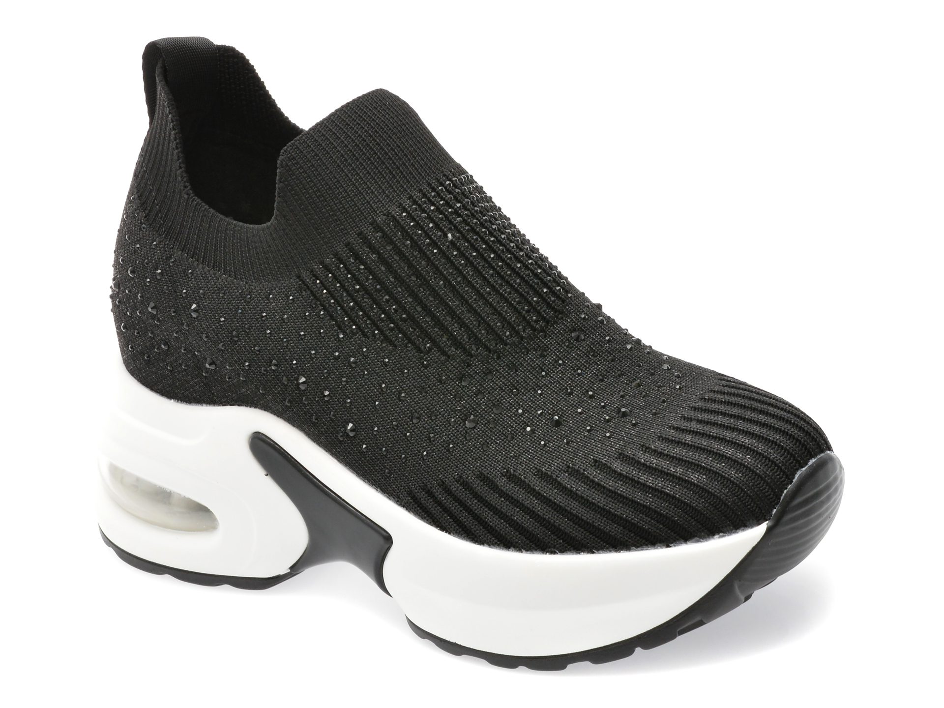 Pantofi sport Flavia Passini 22328 negri slip-on