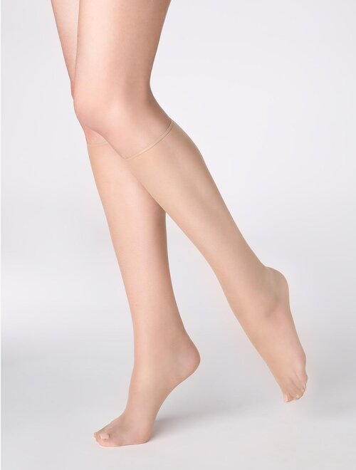 Set 2 perechi sosete lungi femei Marilyn Ufki No Stress 15 den lycra