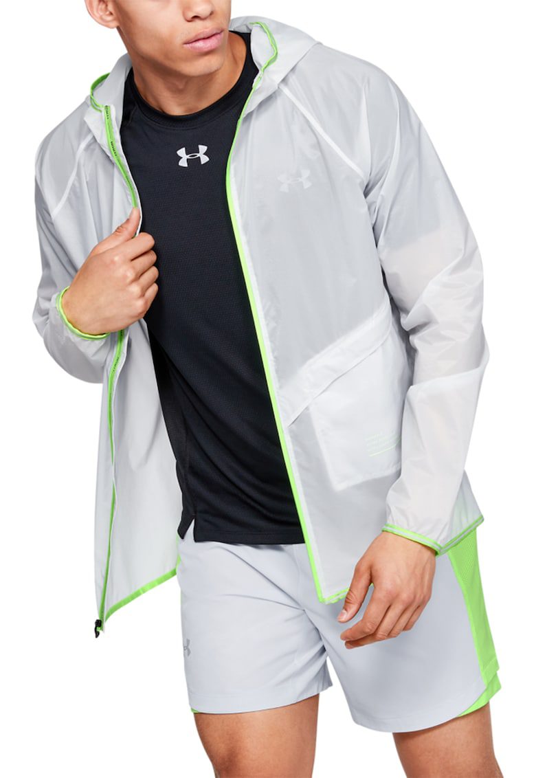 Jacheta Qualifier alergare slim fit tehnologie Storm