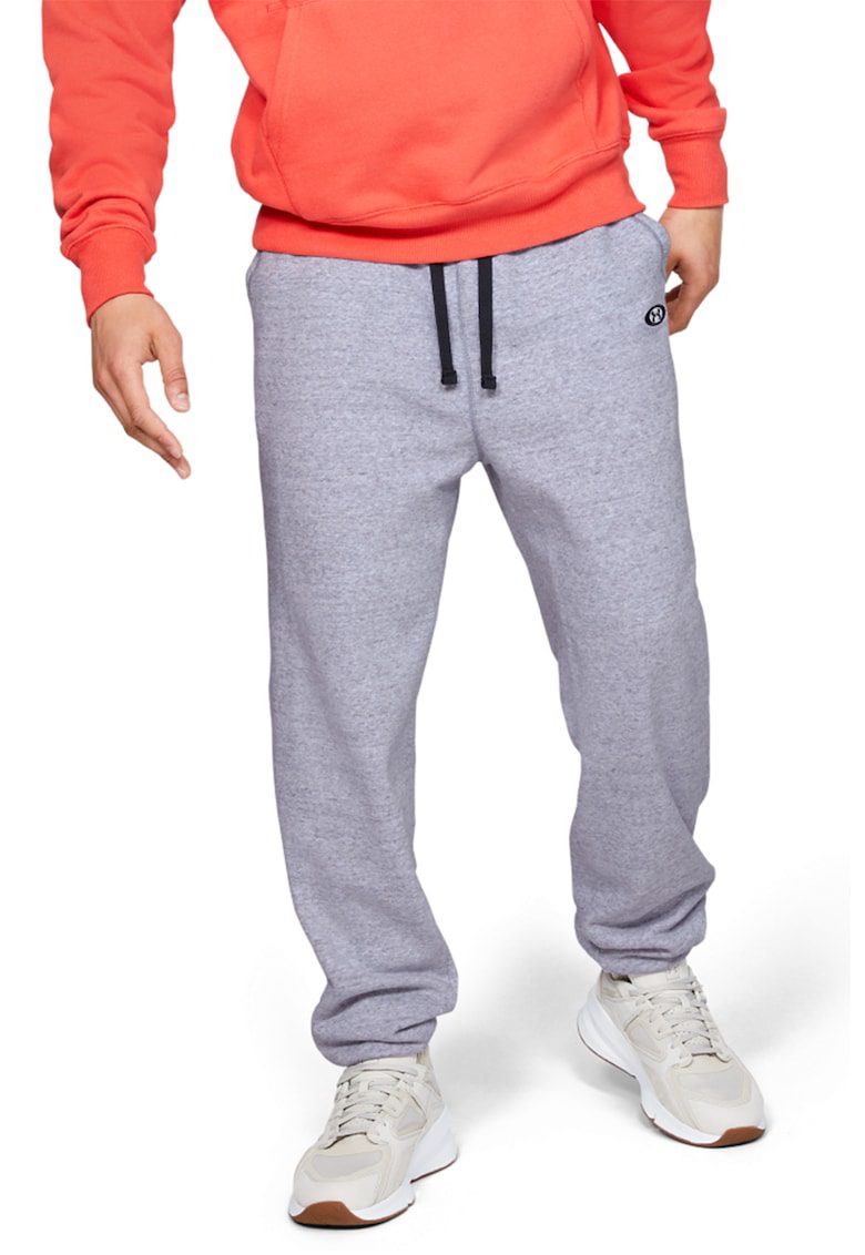 Pantaloni lungi pentru fitness Performance Originators gri deschis cu talie ajustabila