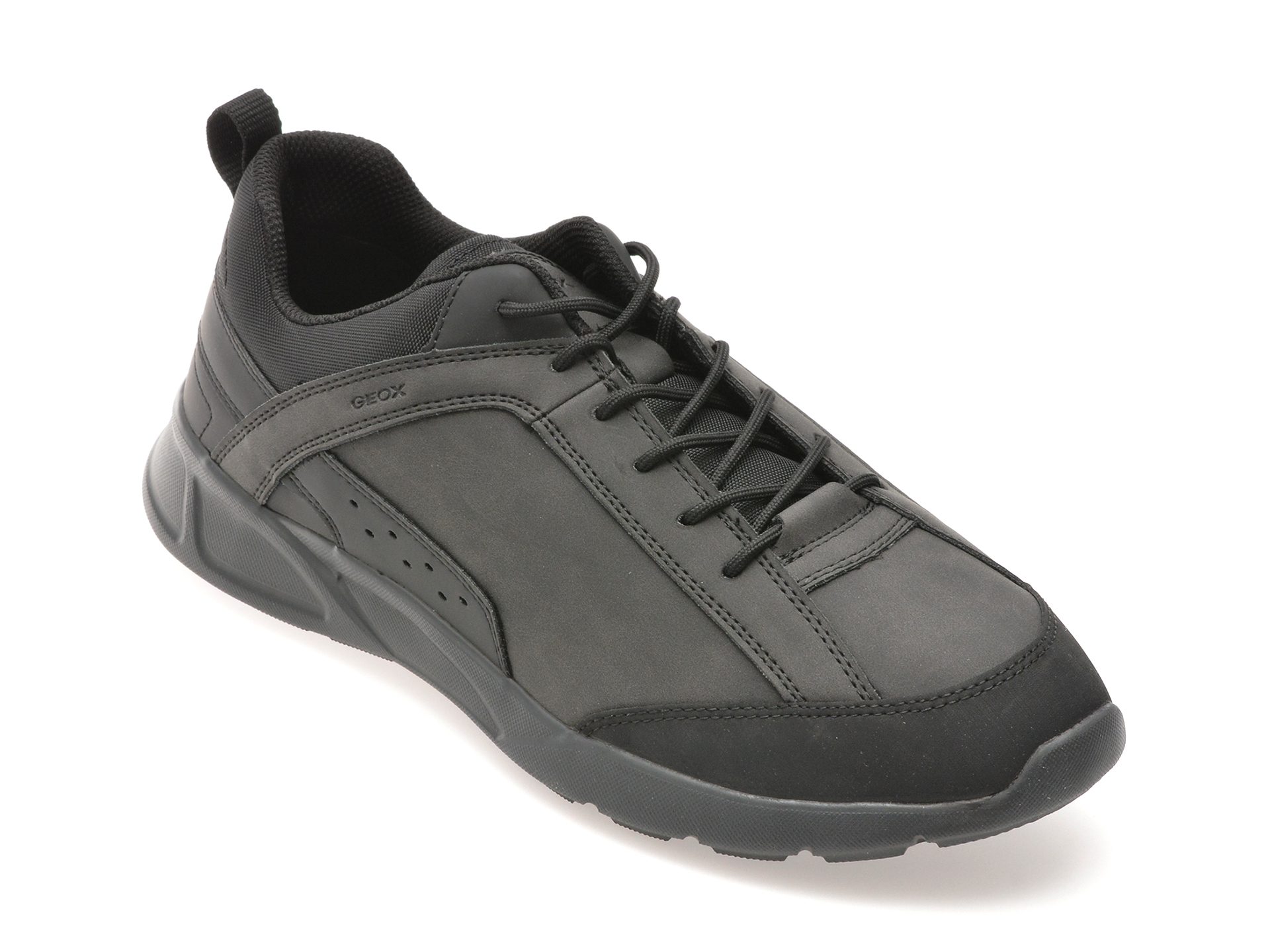 Pantofi Geox U45G7C Barbati Negri Piele Ecologica Talpa Poliuretan
