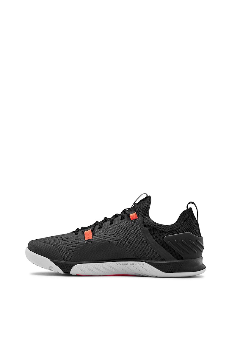 Pantofi Tribase Reign plasa tricotata gri inchis cu tehnologie Micro G